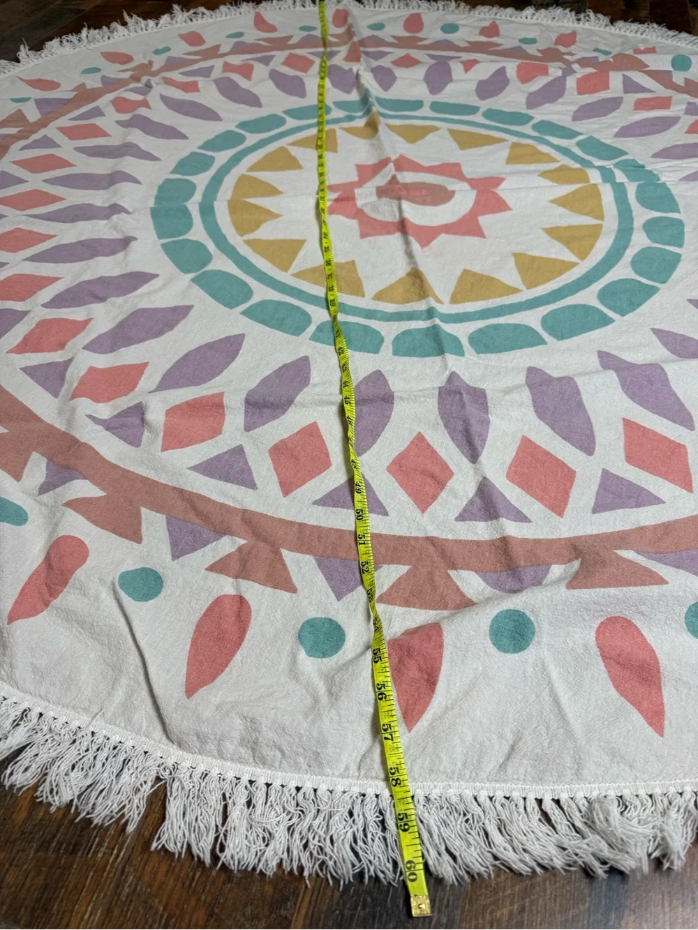 GYPSY 05 Warm Geometrical The Boho Beach Roundie